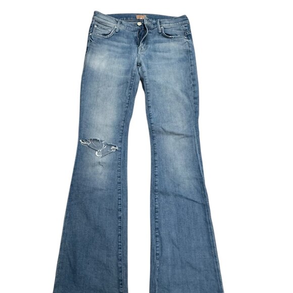 MOTHER Denim - MOTHER The Slacker Fray Jeans Love Drunk Cowboy Raw Hem Size 25